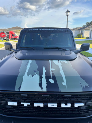 Buckle Up Off-Road R-Style Hood Scoop for 2021+ Ford Bronco