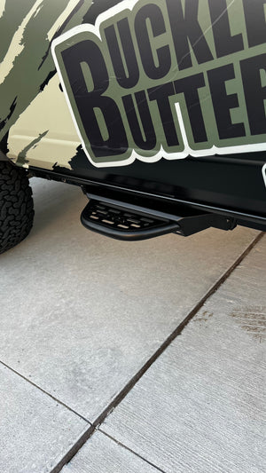 *Clearance* Buckle Up Off-Road Gallop Bolt-On Steps for 2021 for 2021+ Ford Bronco 2d or 4d Without Rock Rails Set of 2