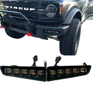 Lumen8 5 Lamp Fog Light Kit for 2021+ Ford Bronco with Modular Bumper | bub6g5lampfog