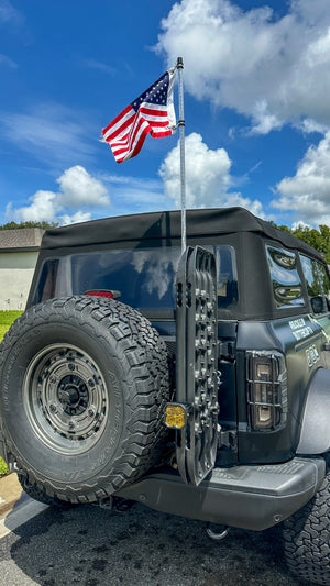 Buckle Up Off-Road KJM Recovery Track Board & Accessories Mount for 2021+ Ford Bronco & Bronco Raptor | USA MADE