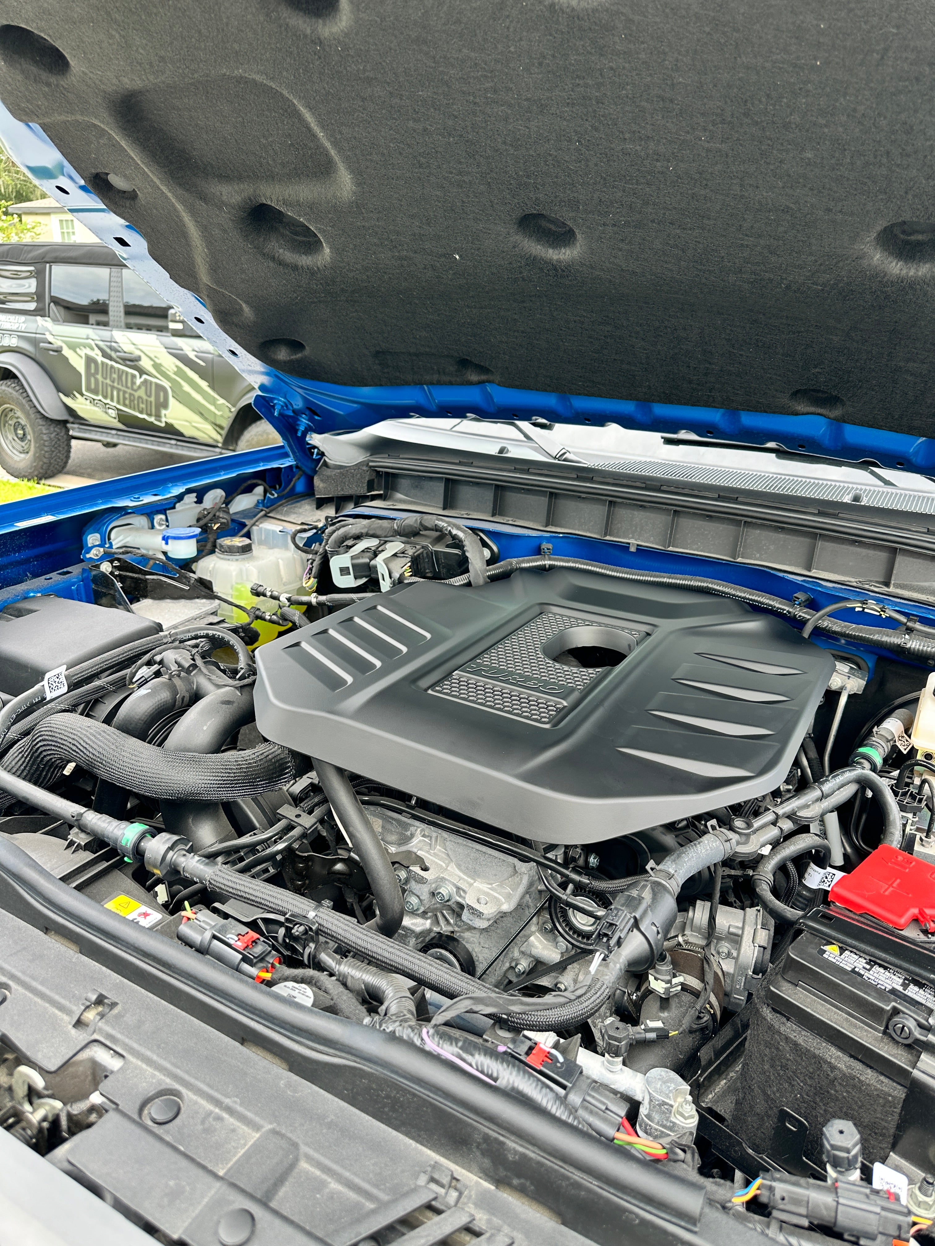Buckle Up Off-Road 2.3L Engine Cover for 2021-2024 Ford Bronco
