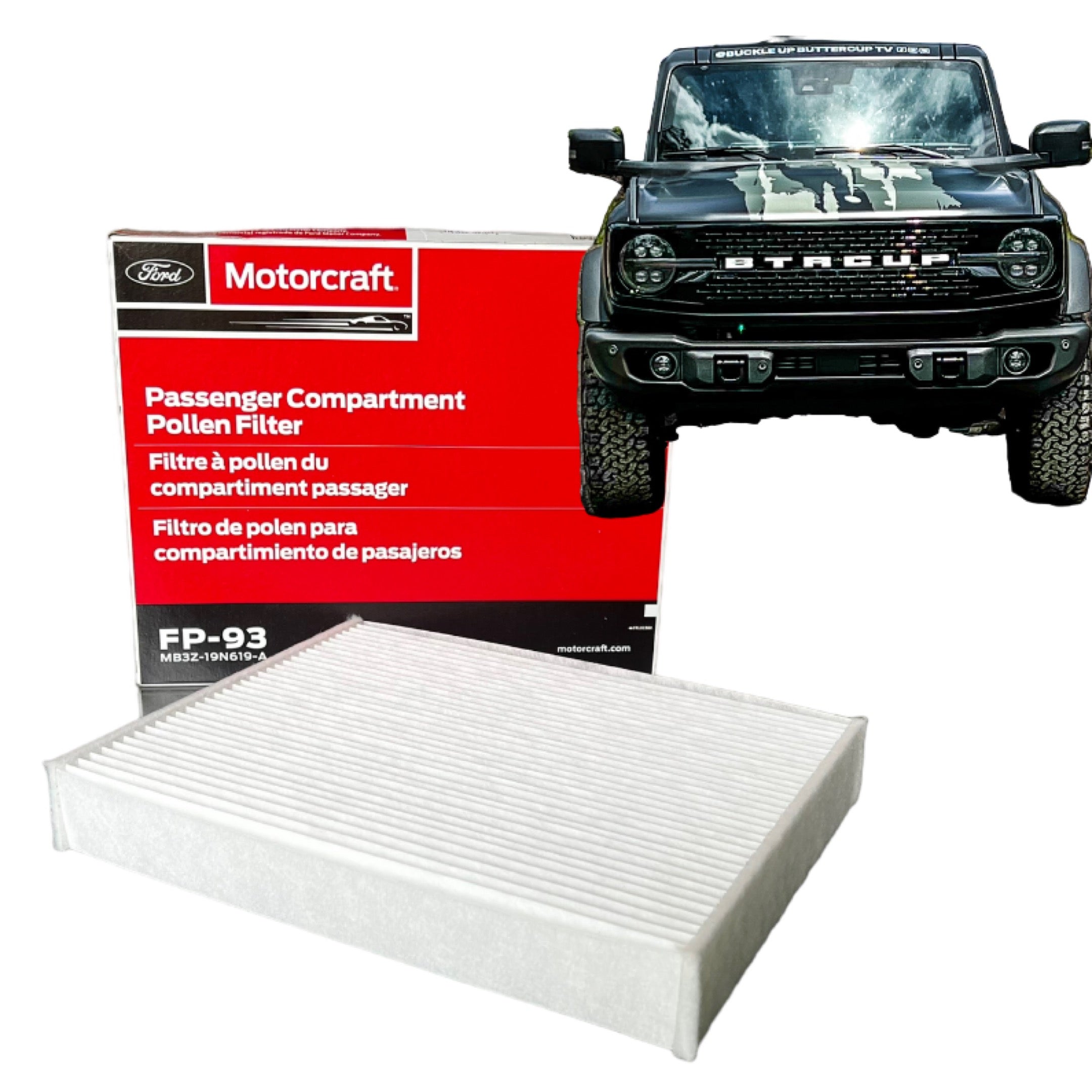 Motorcraft Genuine Ford OEM 2021+ Ford Bronco Cabin Air Filter
