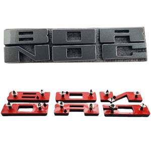 UPR Bronco Grille Replacement Lettering (Carbonized Gray) | UPR-3683-03