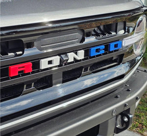 UPR Bronco Grille Replacement Lettering (Rapid Red) | UPR-3683-09