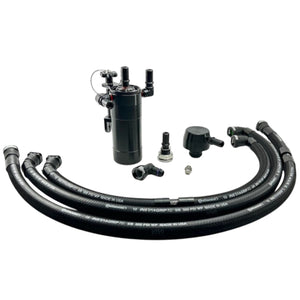 UPR-5030-284-1-CSS · UPR 2022+ Bronco Raptor 3.0L Plug N Play ™ Dual Valve Oil Catch Can w/Clean Side Separator