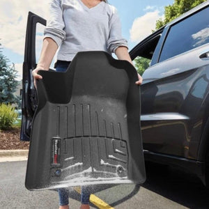 WeatherTech FloorLiner Front Floor Mats Tan - 2024-2026 Ford Ranger & Ranger Raptor