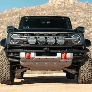 DV8 Offroad LBBR-10 Steel Tube Push Bar Front Bumper - 2021-2026 Ford Bronco