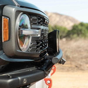 DV8 Offroad LBBR-10 Steel Tube Push Bar Front Bumper - 2021-2026 Ford Bronco