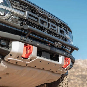 DV8 Offroad LBBR-10 Steel Tube Push Bar Front Bumper - 2021-2026 Ford Bronco