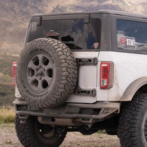 DV8 Offroad RBBR-08 Rear Tube Bumper - 2021-2025 Ford Bronco