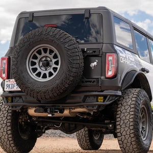 DV8 Offroad TCBR-02 Rear Tire Carrier - 2021-2026 Ford Bronco | Heavy-Duty Swing-Out