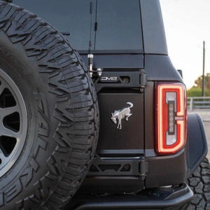 DV8 Offroad TCBR-02 Rear Tire Carrier - 2021-2026 Ford Bronco | Heavy-Duty Swing-Out