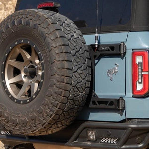 DV8 Offroad TCBR-02 Rear Tire Carrier - 2021-2026 Ford Bronco | Heavy-Duty Swing-Out