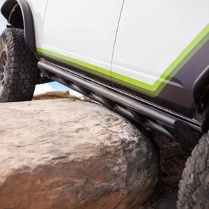 DV8 Offroad FS-15 Rock Sliders V2 - 2021+ Ford Bronco 4-Door (Excl. Raptor)