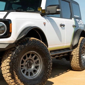 DV8 Offroad FS-15 Rock Sliders V2 - 2021+ Ford Bronco 4-Door (Excl. Raptor)