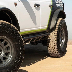 DV8 Offroad FS-15 Rock Sliders V2 - 2021+ Ford Bronco 4-Door (Excl. Raptor)