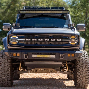 DV8 Offroad FBBR-06 OE Plus Front Bumper V2 - 2021+ Ford Bronco (No ACC Relocation)