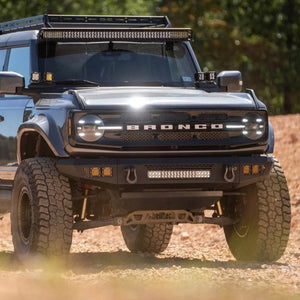 DV8 Offroad FBBR-06 OE Plus Front Bumper V2 - 2021+ Ford Bronco (No ACC Relocation)