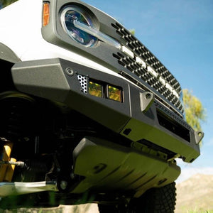 DV8 Offroad FBBR-06 OE Plus Front Bumper V2 - 2021+ Ford Bronco (No ACC Relocation)