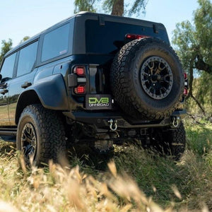 DV8 Offroad Competition Series Rear Bumper for 2021+ Ford Bronco - Steel Off-Road Bumper RBBR-05