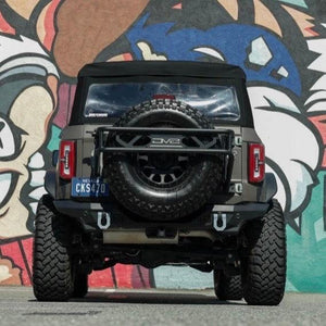 DV8 Offroad Competition Series Rear Bumper for 2021+ Ford Bronco - Steel Off-Road Bumper RBBR-05