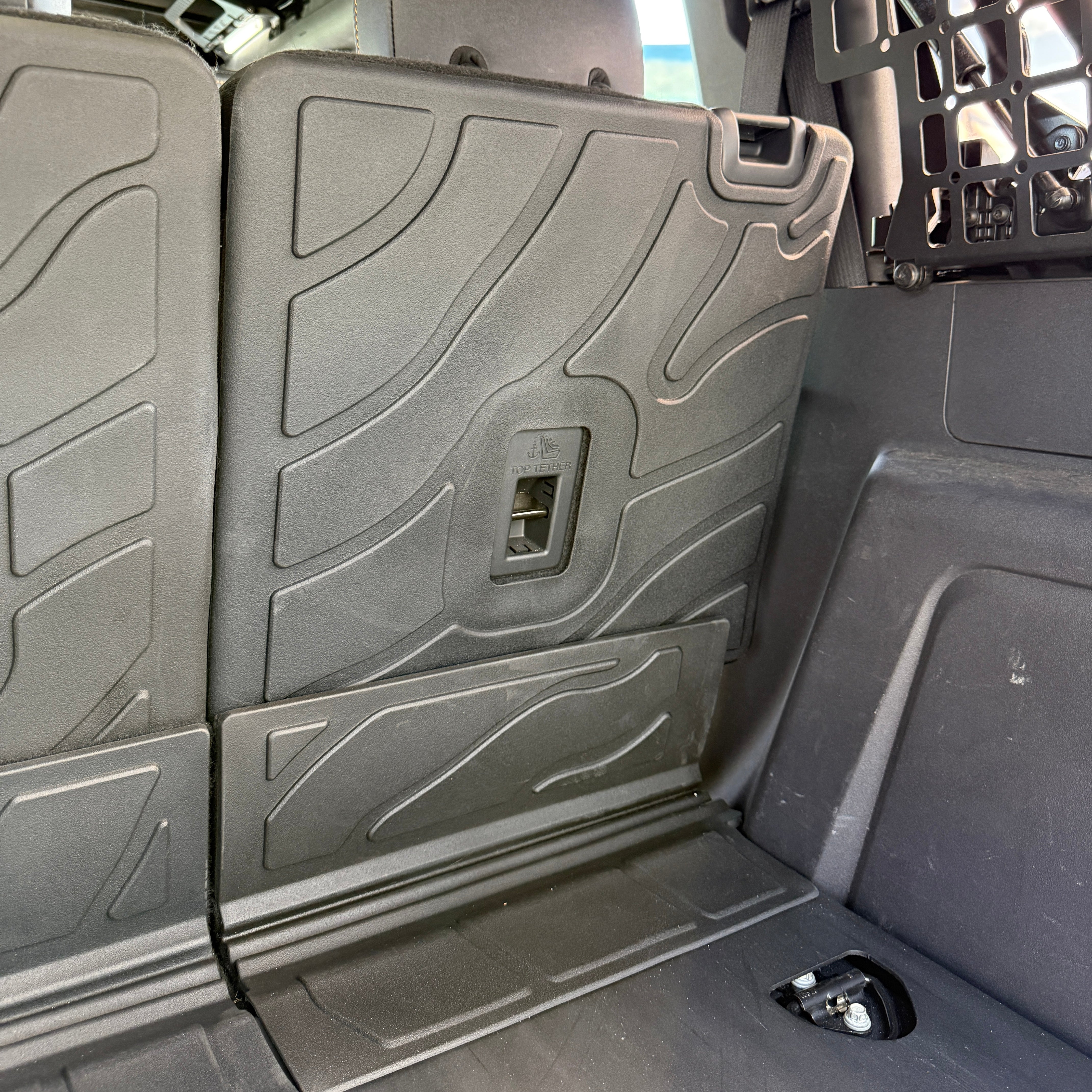 Buckle Up Off-Road Swirl Topographic TPE Rear Seat Protectors for 2021+ Ford Bronco 4 Dr