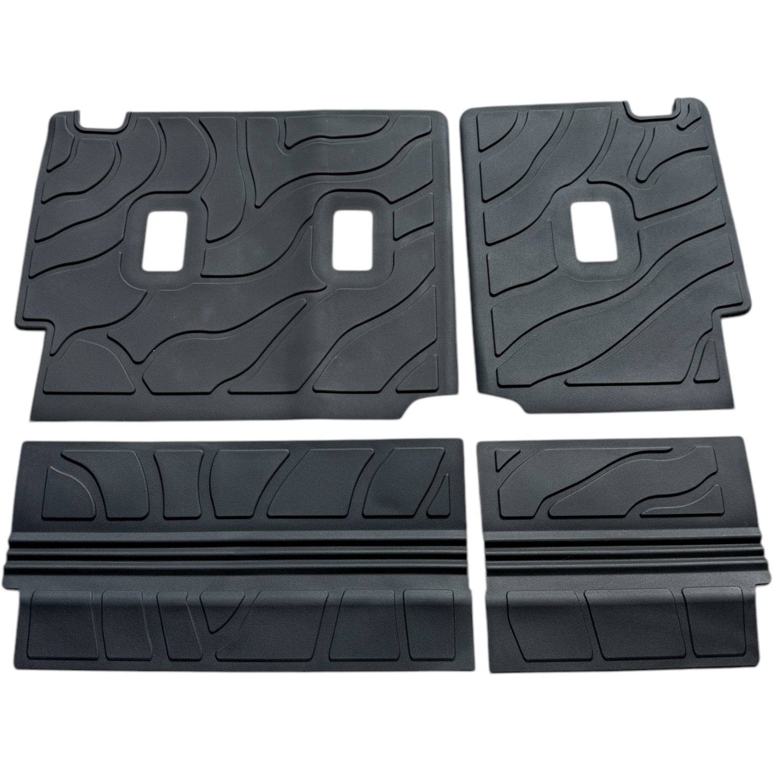 Buckle Up Off-Road Swirl Topographic TPE Rear Seat Protectors for 2021+ Ford Bronco 4 Dr