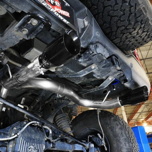 aFe Vulcan Series 3" 304SS Cat-Back Exhaust System w/ Black Tips - 2022+ Ford Bronco V6 3.0L TT