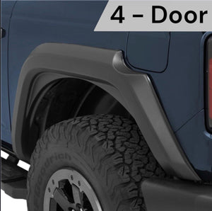 Bestop BES Fender Flares 49701-01 - 2021+ Ford Bronco 4-Door (Black)