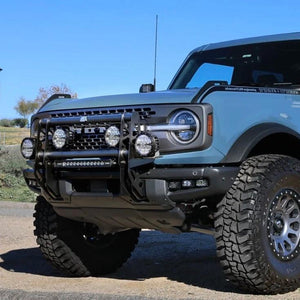 aFe Terra Guard Bull Bar w/ RIGID Lights - 2021+ Ford Bronco | 79-27023L