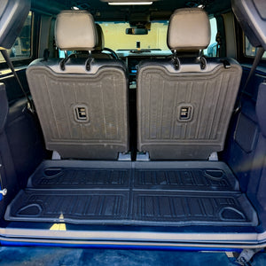 BBM Rugged Rear Seat Back Protectors for 2021+ Ford Bronco (2-door) | Fully Backed Velcro