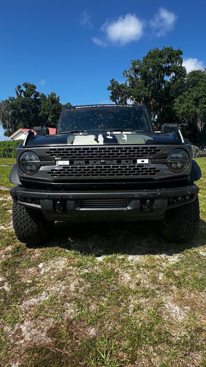 Buckle Up Off-Road Gray Grille for 2021+ Ford Bronco | Badlands-Style