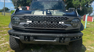 Buckle Up Off-Road Gray Grille for 2021+ Ford Bronco | Badlands-Style