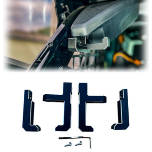 Buckle Up Off-Road Trunk Cargo Hooks T+J Black 4pcs Aluminum Set of 2 for 2021+ Ford Bronco | bub6ghooks4pc