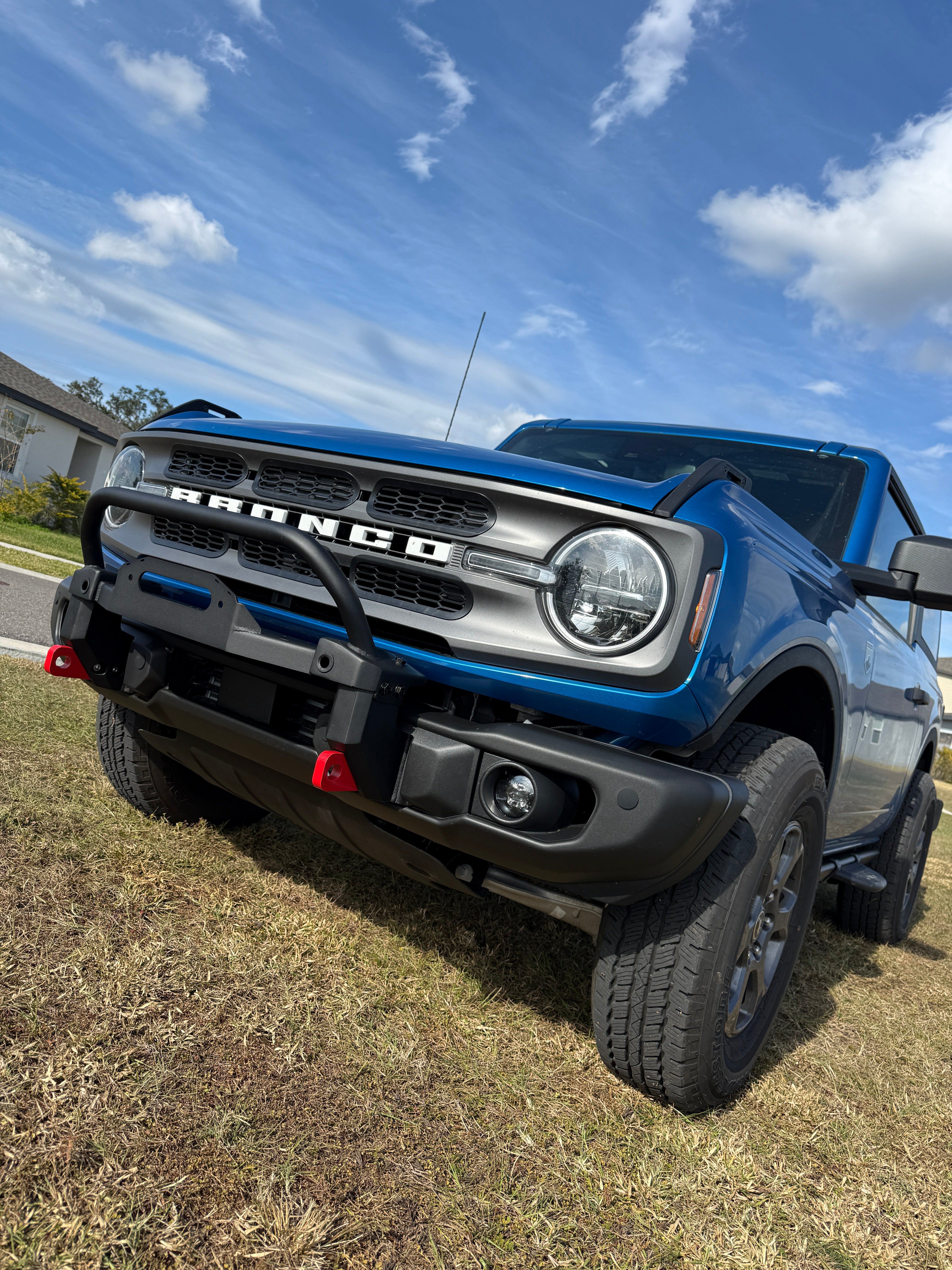 Ford Bronco Winch Mount with Bull Bar | 2021+ Modular Bumper – Buckle Up Off Road