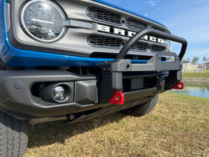 Ford Bronco Winch Mount with Bull Bar | 2021+ Modular Bumper – Buckle Up Off Road