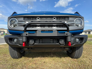 Ford Bronco Winch Mount with Bull Bar | 2021+ Modular Bumper – Buckle Up Off Road