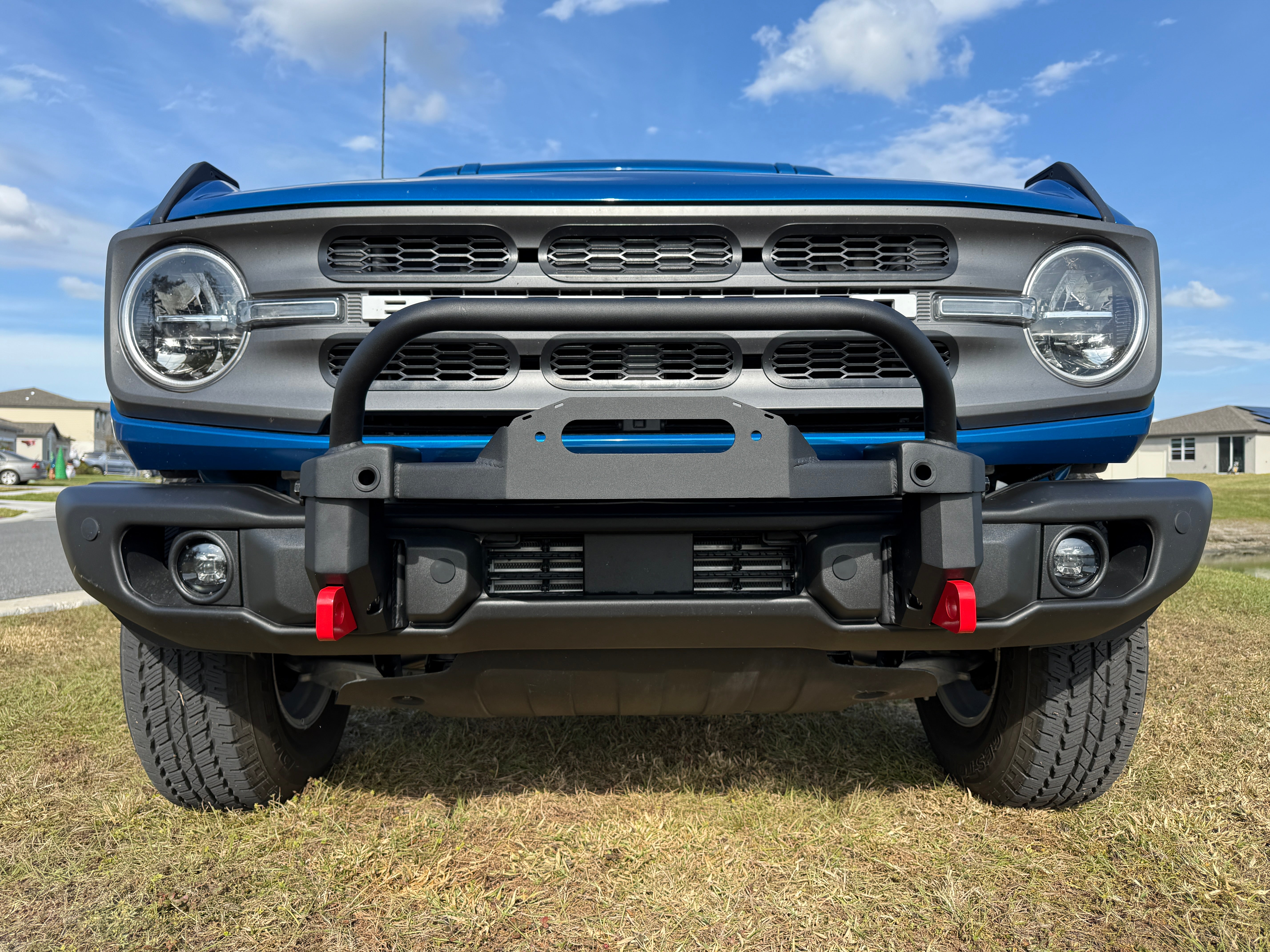 Ford Bronco Winch Mount with Bull Bar | 2021+ Modular Bumper – Buckle Up Off Road