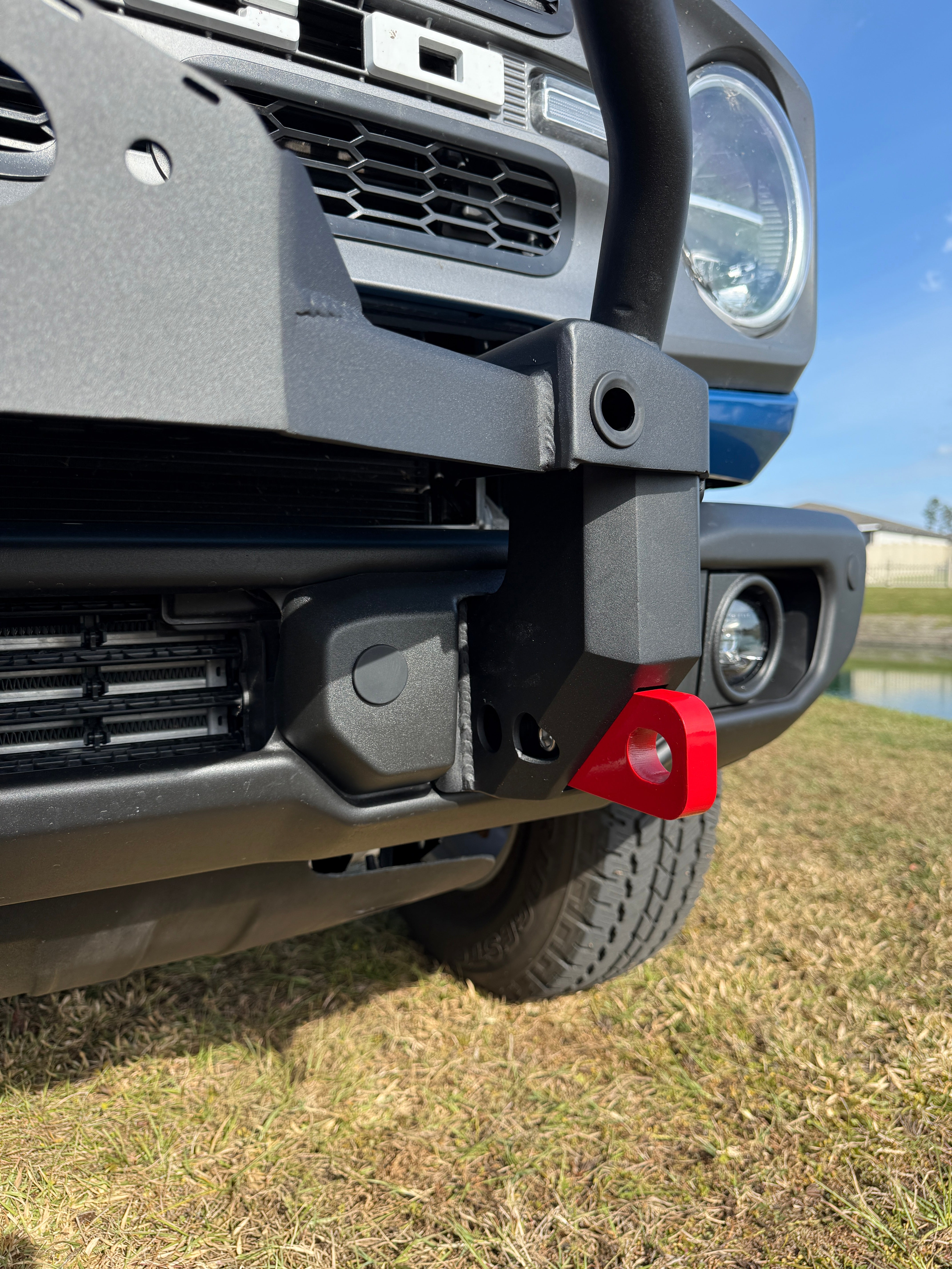 Ford Bronco Winch Mount with Bull Bar | 2021+ Modular Bumper – Buckle Up Off Road