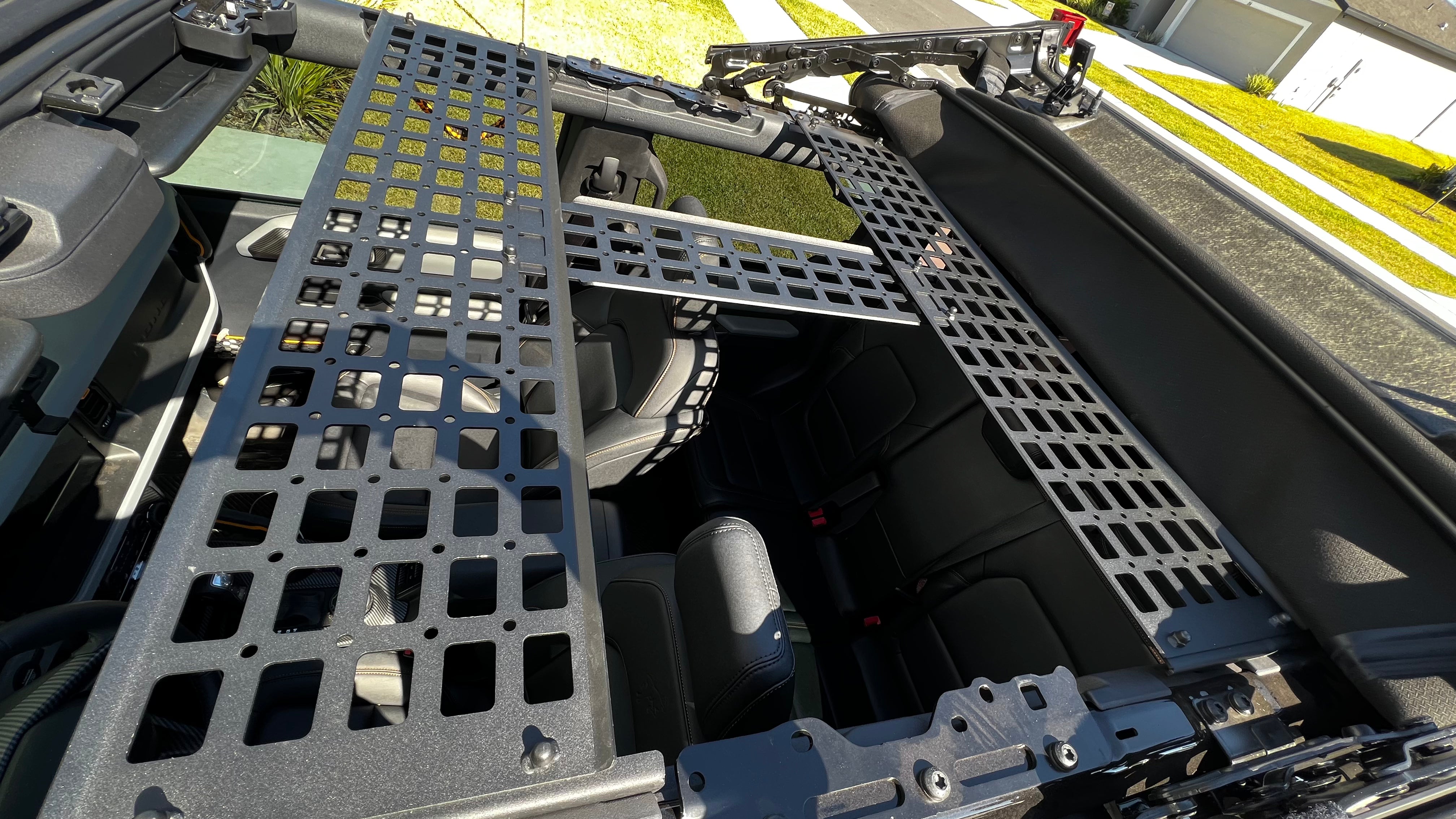 Buckle Up Off-Road Overhead Molle Panel Organizer for 2021+ Ford Bronco 4dr