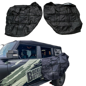 Buckle Up Off-Road REAR Door Storage Bags for 2021+ Ford Bronco 4-Door - 2 Bags