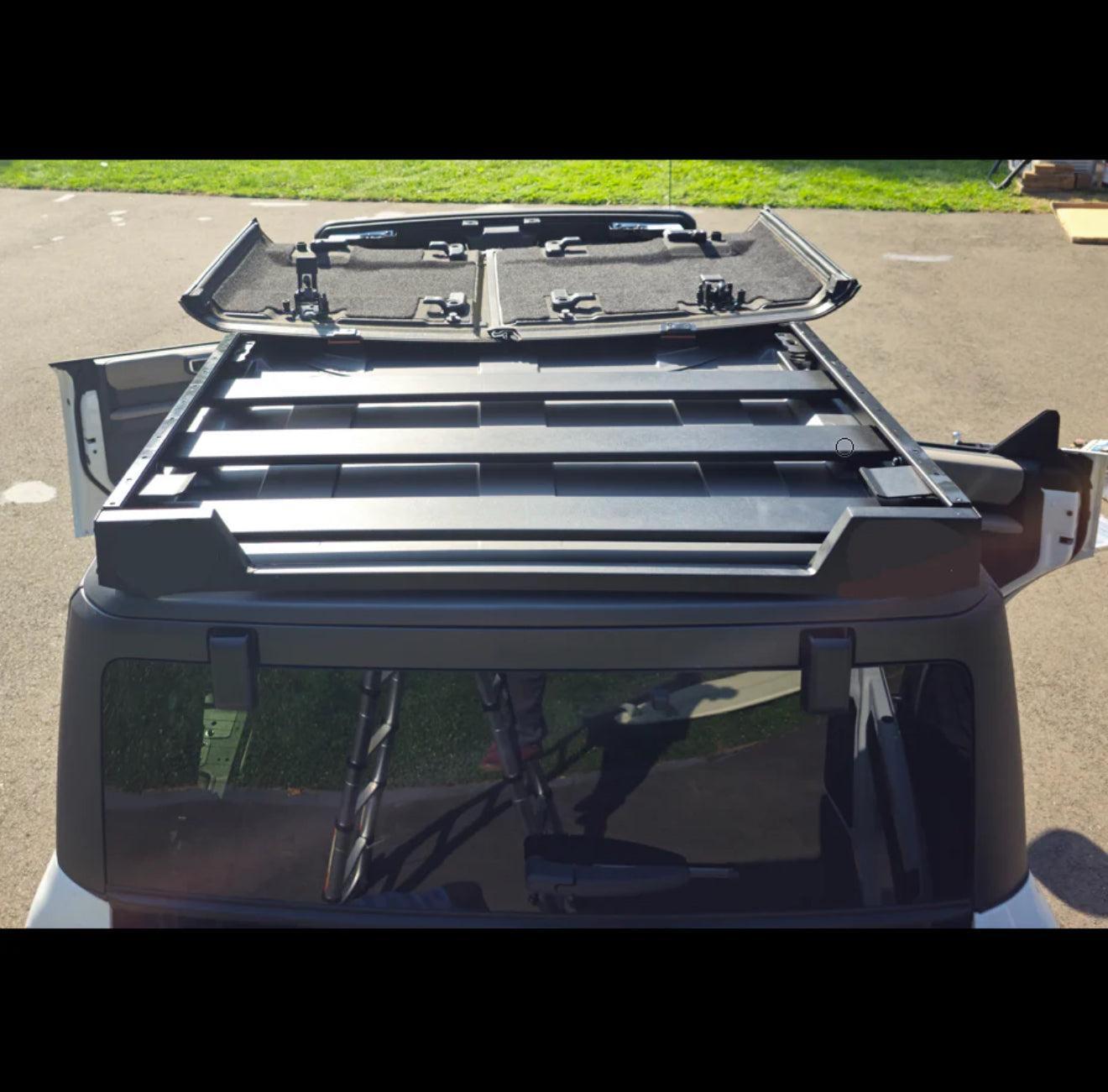 EZ4x4 Hard Top Roof Rack & Middle Panel Holder for 2021+ Ford Bronco (4 Door Only) | 51217343