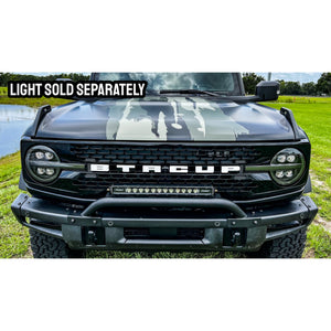 BBM Mini Bull Bar with Light Mount for 2021+ Ford Bronco with Modular Bumper