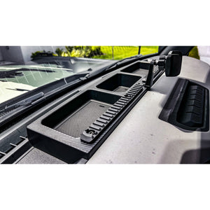 Buckle Up Off-Road Dash Organizer with Phone Mount for 2021+ Ford Bronco without B&O System or Charge Port on dash