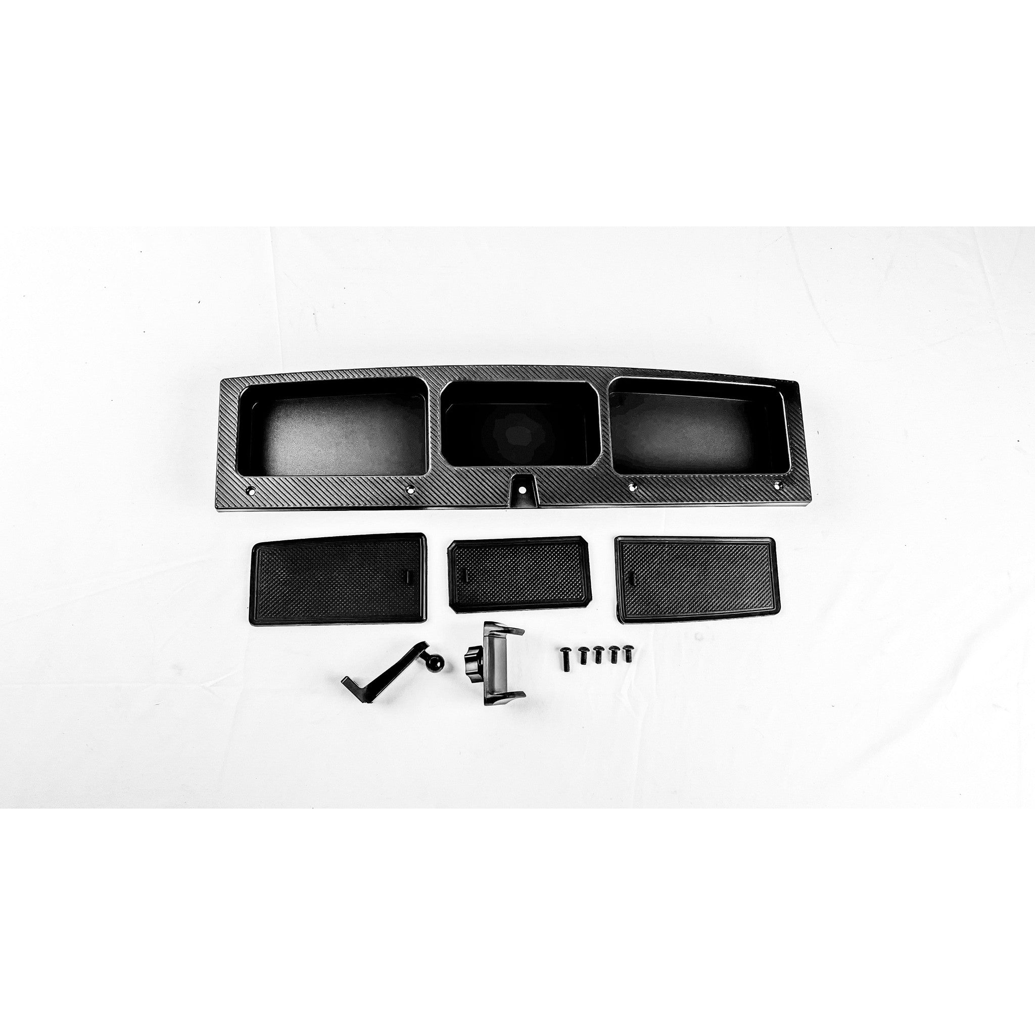 Buckle Up Off-Road Dash Organizer with Phone Mount for 2021+ Ford Bronco without B&O System or Charge Port on dash
