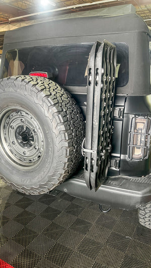 Buckle Up Off-Road KJM Recovery Track Board & Accessories Mount for 2021+ Ford Bronco & Bronco Raptor | USA MADE