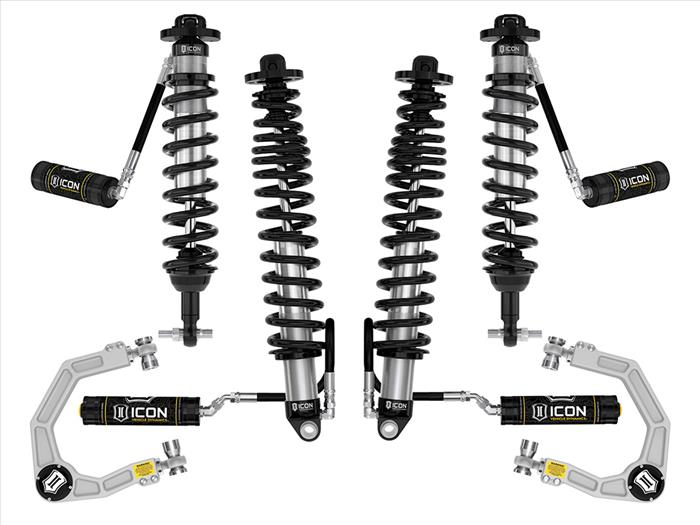 Icon Stage 4 Suspension 3-4" Lift (Billet) for 2021+ Ford Bronco Non-Sasquatch | icoK40004