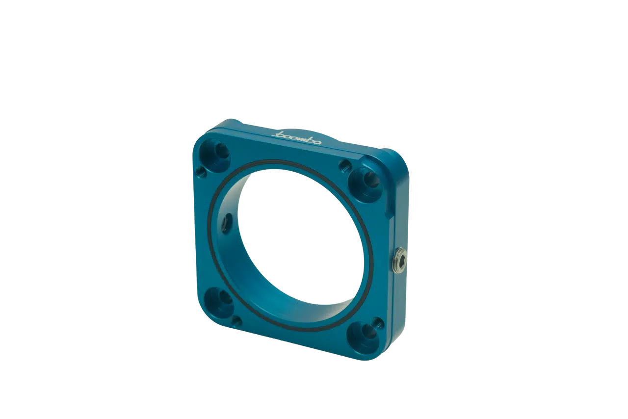 Boomba Racing 2.3L Throttle Body Spacer for 2021+ Ford Bronco & Ranger - Blue