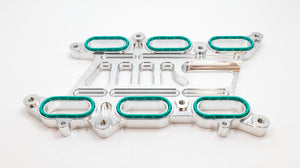 Boomba Racing Intake Manifold Spacer for 2.7L 2021+ Ford Bronco - Silver
