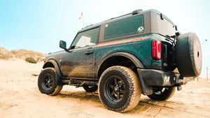 PLM Performance Large PCD Matte Black 16" x 8.0 P37 6x139.7 SET of FOUR for 2021+ Ford Bronco